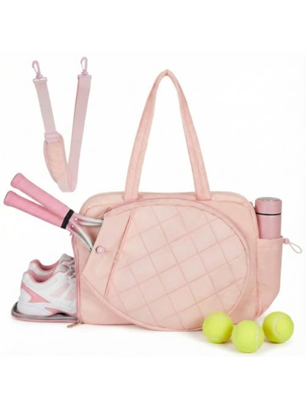 Waterproof Tennis Backpack Sling Tote Pickleball Racket Bag Gym Travel Duffle